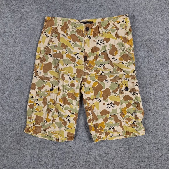 LRG Clothing‎ Camo Cargo Mens 30x11 Green Camouflage Casual Utility Surf Sk8 - Picture 1 of 11